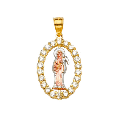 Santa Muerte Pendant for Necklace or Chain