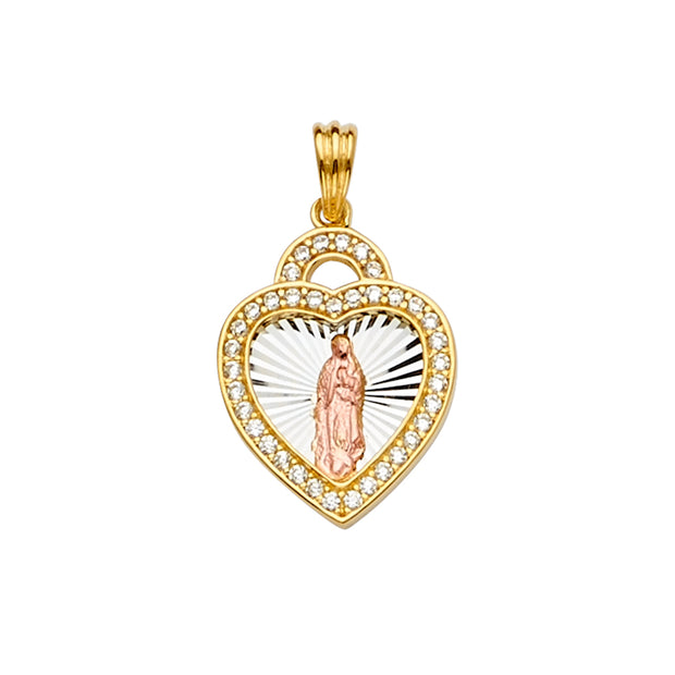Guadalupe Pendant for Necklace or Chain