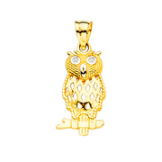 Owl Pendant for Necklace or Chain