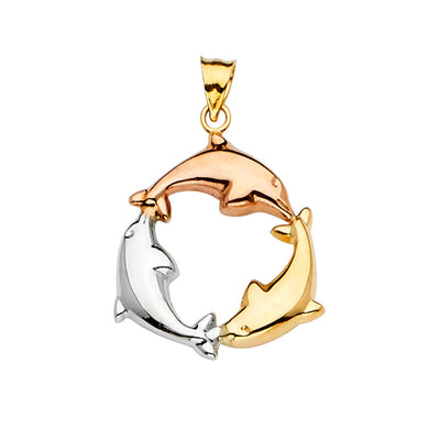 Dolphin Pendant for Necklace or Chain