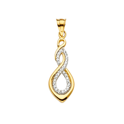 Infinity Pendant for Necklace or Chain