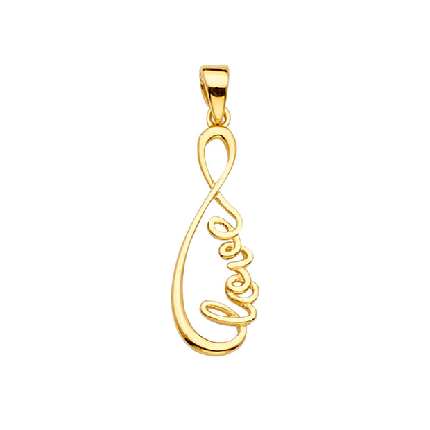 Infinity Love Pendant for Necklace or Chain