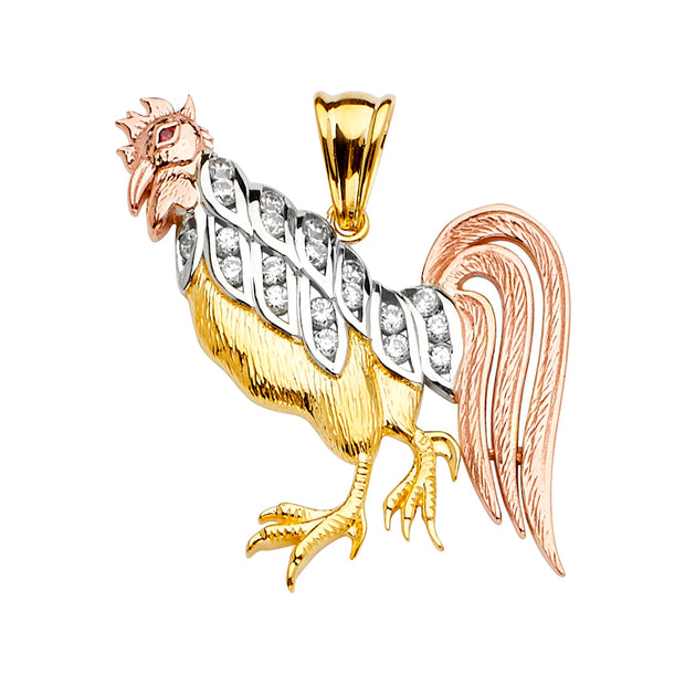 Rooster Pendant for Necklace or Chain