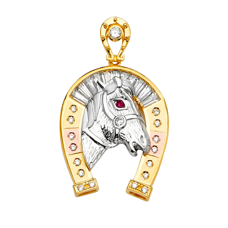 Horseshoe Pendant for Necklace or Chain