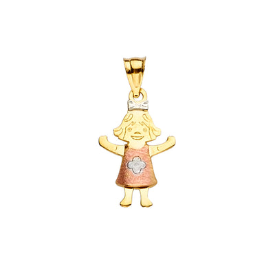 Girl Pendant for Necklace or Chain