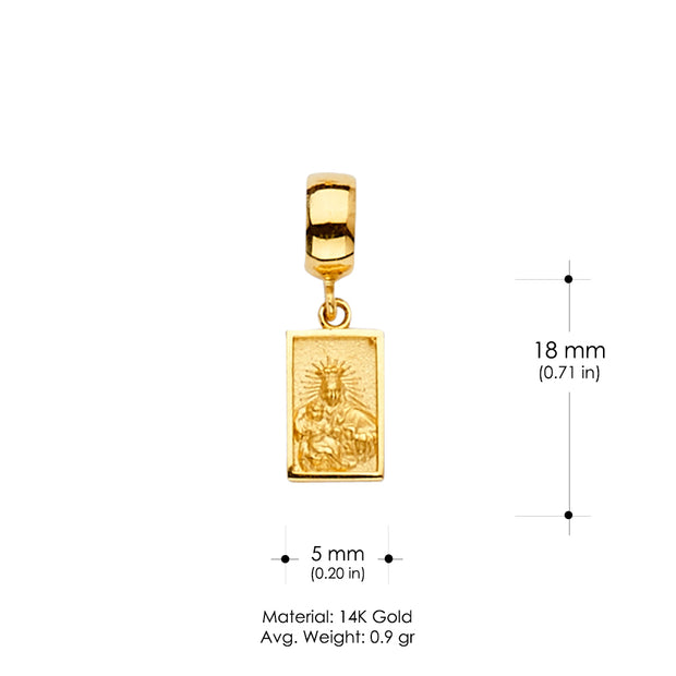 14K Gold Religious Mix & Match Charm Pendant