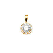 CZ Diamond Pendant for Necklace or Chain