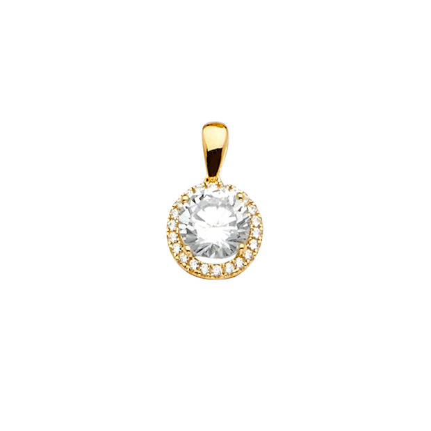 CZ Diamond Pendant for Necklace or Chain