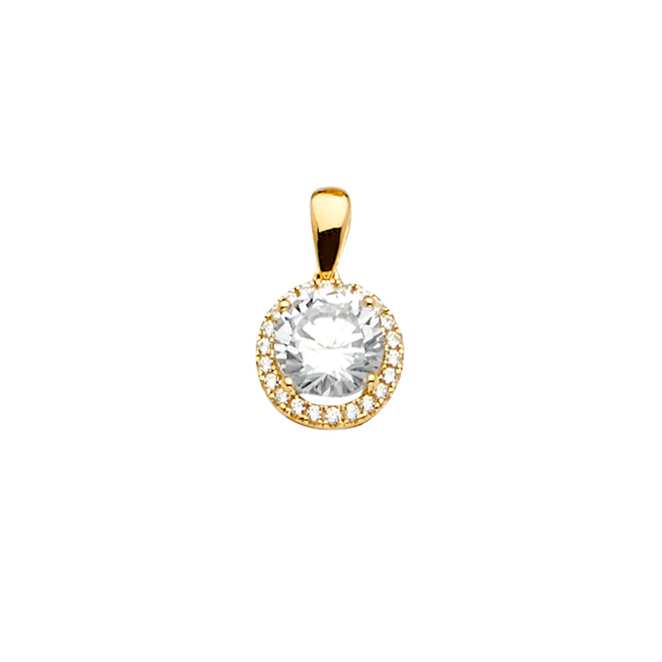 CZ Diamond Pendant for Necklace or Chain