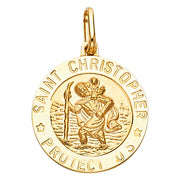 St. Christopher Pendant for Necklace or Chain