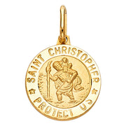 St. Christopher Pendant for Necklace or Chain