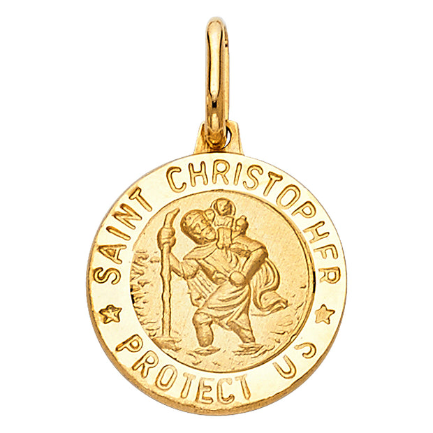 St. Christopher Pendant for Necklace or Chain