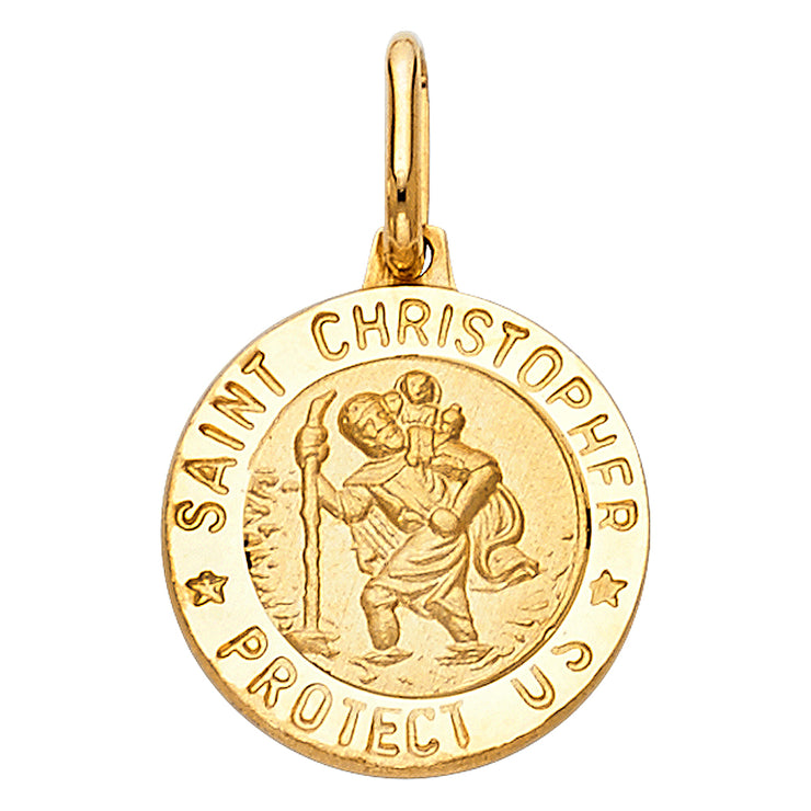 St. Christopher Pendant for Necklace or Chain