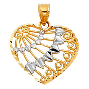 Heart Pendant for Necklace or Chain