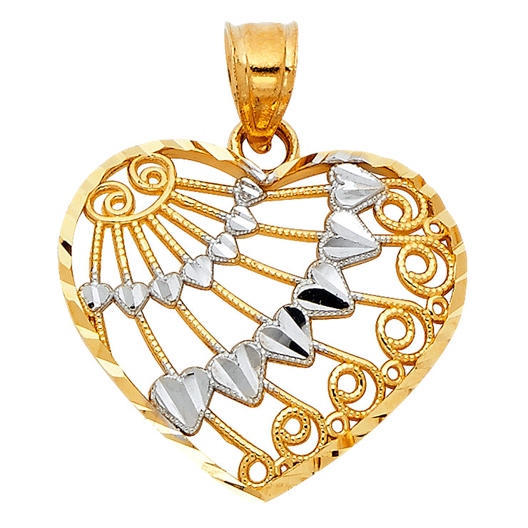 Heart Pendant for Necklace or Chain