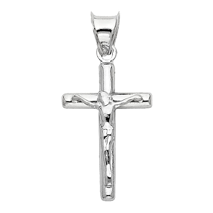 14K Gold Jesus Crucifix Cross Religious Pendant