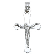 14K Gold Jesus Crucifix Cross Religious Pendant