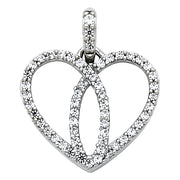 Love Heart Pendant for Necklace or Chain