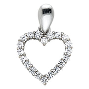 Fancy open love Heart Pendant for Necklace or Chain