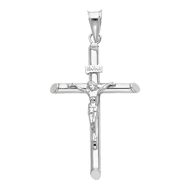 14K Gold Crucifix Cross Religious Pendant