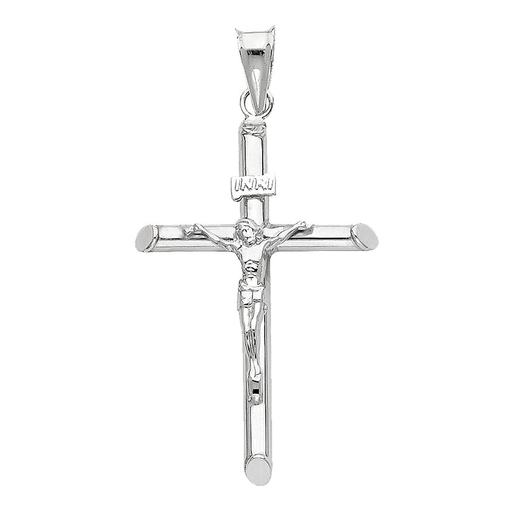 14K Gold Crucifix Cross Religious Pendant