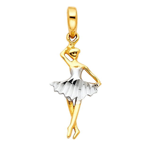 Ballerina Pendant for Necklace or Chain