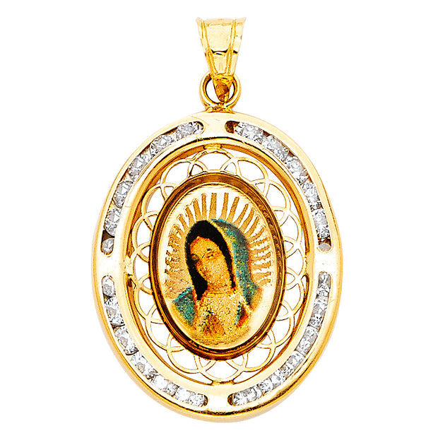 Guadalupe Pendant for Necklace or Chain