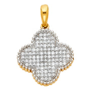 Flower CZ Pendant Pendant for Necklace or Chain