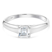 14K Gold  0.75 Princess Cut CZ Wedding Engagement Ring