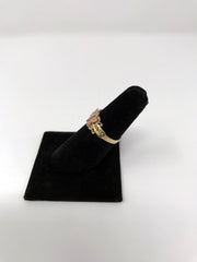 14K Solid Gold Fancy Butterfly Ring