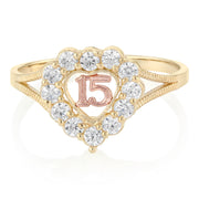 Quinceanera Ring for 15th Birthday