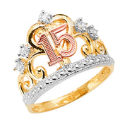 Quinceanera Ring for 15th Birthday