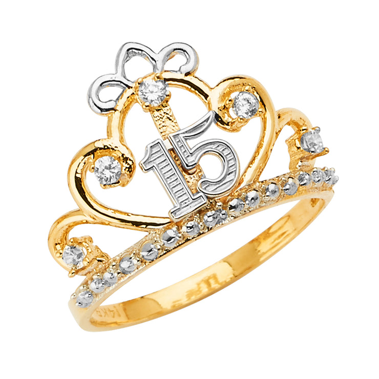 Quinceanera Ring for 15th Birthday