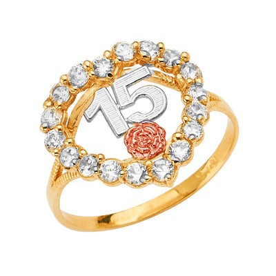Quinceanera Ring for 15th Birthday