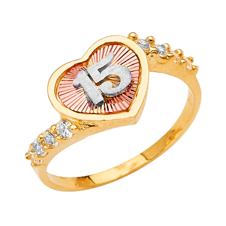 Quinceanera Ring for 15th Birthday