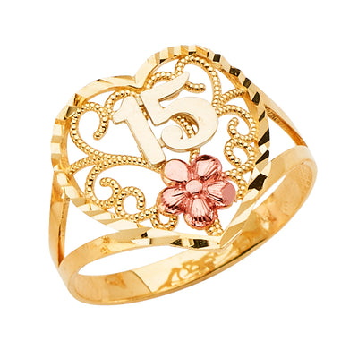 Quinceanera Ring for 15th Birthday