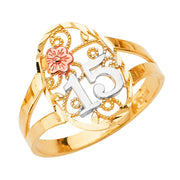 Quinceanera Ring for 15th Birthday