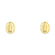 14K Gold Guadalupe Stud Earrings