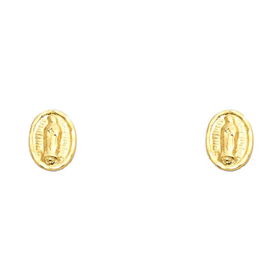 14K Gold Guadalupe Stud Earrings