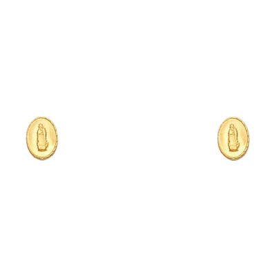 14K Gold Guadalupe Stud Earrings