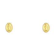 14K Gold Guadalupe Stud Earrings