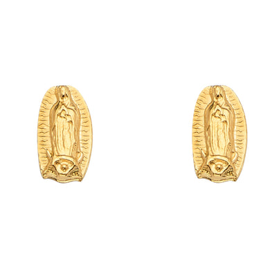 14K Gold Guadalupe Stud Earrings