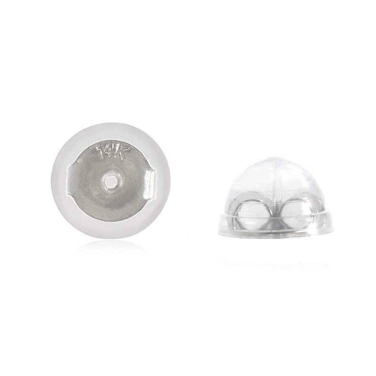 Silicone Earring Backs Replacements Soft Clear Earring Backs