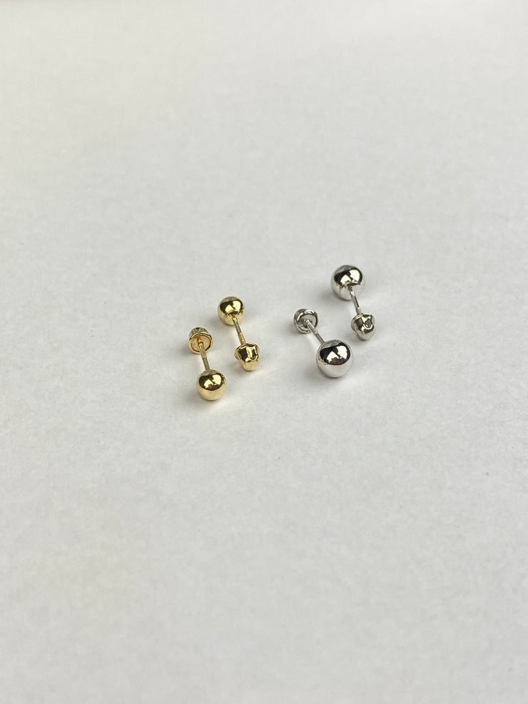 Update more than 149 bead ball stud earrings super hot