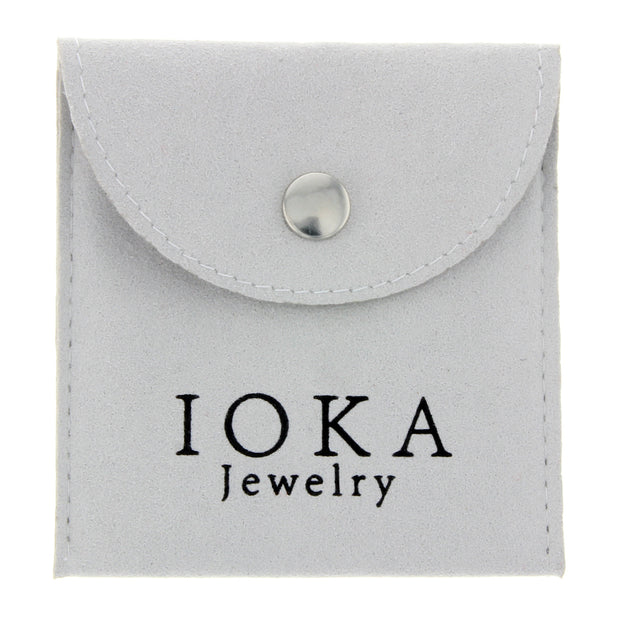 14K Gold CZ Love Charm Pendant